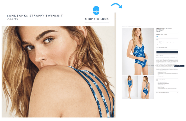 Jack Wills shoppable content
